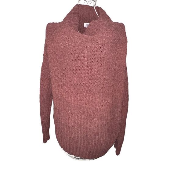 Victoria Secret PINK Boyfriend Chunky KnitMock Turtleneck Sweater large Good Con - Picture 3 of 6